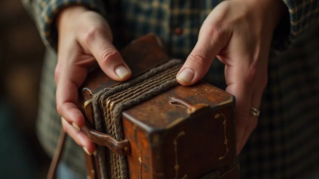 Antique Accordion Detail