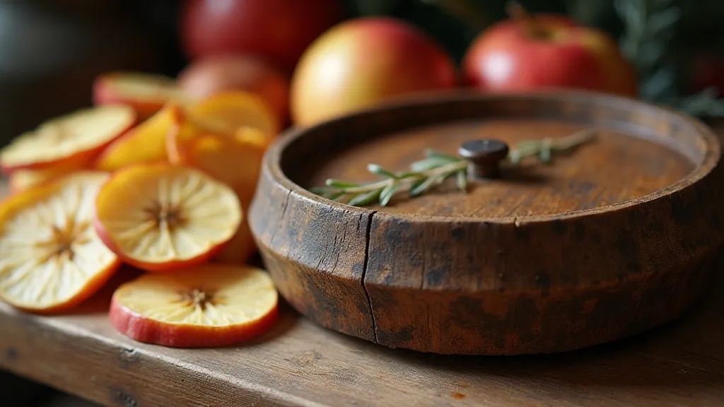 Antique fruit press