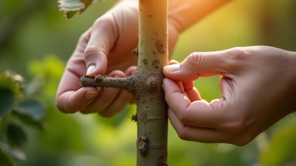 Apple tree grafting