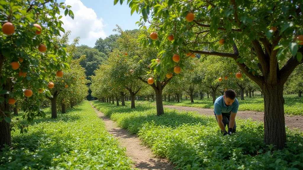 Orchard with Cover Crop