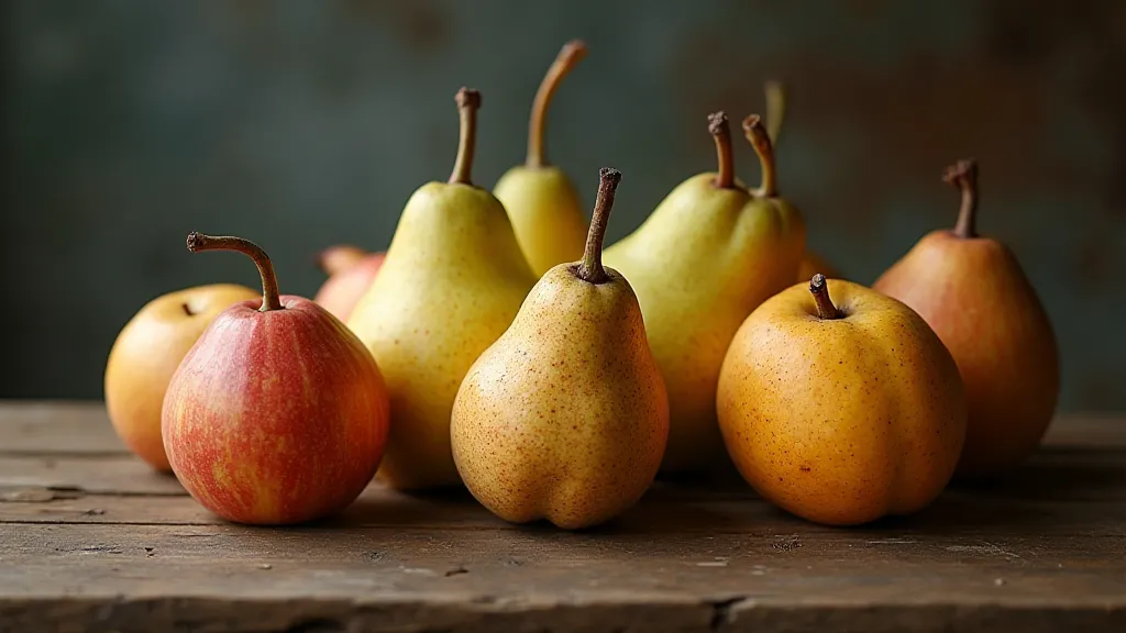 Collection of unusual fruits
